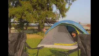 Slow weekend camping in Canadian summer..