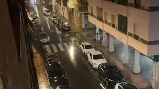 Heavy rain 🌧️ in Benidorm Spain 🇪🇸 | live stream | weather alert 🚨