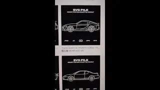 Day 35/100 Creating Two Car Outlines Everyday