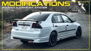 Modifications of Civic 2002 || one video project Episode 1 ||