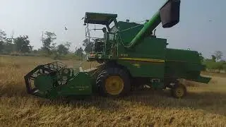 johndeere W50 combine harvester with SMS system