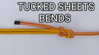 HOW to tie TUCKED SHEET BEND #how #knots 👌@knotsfactory