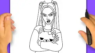 How to Draw Mira from KPop Demon Hunters | Step by Step Simple and Easy