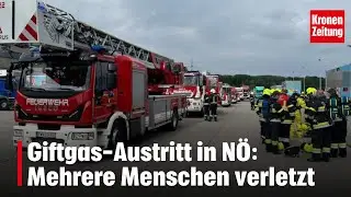 Giftgas-Austritt in N&Ouml;: Mehrere Menschen verletzt | krone.tv NEWS