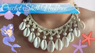 Crochet Shell Necklace Turorial | Crochet summer patterns 🐚 (Learn to Crochet)