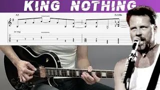 METALLICA -  KING NOTHING (Guitar cover with TAB | Lesson)