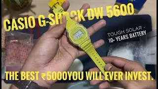 The Traditional Beast | Casio DW5600 | 10+ Years of Battery Life #casio #gshock #dw5600 #unboxing