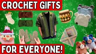 Простые подарки крючком на Рождество! 🎁 Узоры для каждого человека из вашего списка!