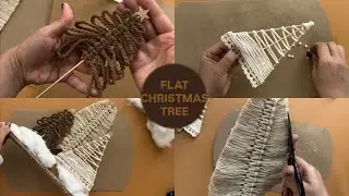 Make And SELL🤑DIY Flat Macrame Trees You NEED to Try! 🎄✨