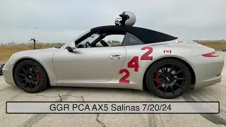 GGR PCA Autocross #5 | 7/20/24 | Porsche 991.1 S Cab | Bridgestone RE71RS