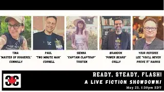 Ready, Steady, Flash! A Live Fiction Showdown!