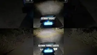 RAAT ME DIN KARLO ISSE 👆 ELTRON TURBO MINI DRIVE FOG LIGHTS 😎 #foglights #youtubeshorts #india