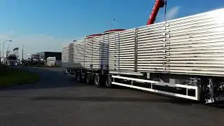 Mondial Rides 45m Reuzenrad transporten Swisswheel Ren&eacute; Bourquin