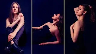 BTS photoshoot in SMALL studio / moody look