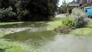 flash flood Burghfield Common