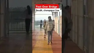 Boudh, champapur line ll foot over bridge 🌉#railwayline #train #railway #railbridge @sanjuvlogger1
