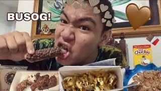 EATING ONLY BROWN FOOD FOR 24 HOURS CHALLENGE
