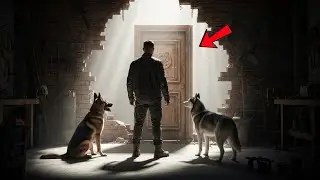 Back After 15 Years, Veteran Shocked When His Two Dogs Uncovered a Secret Basement Door-dog stories