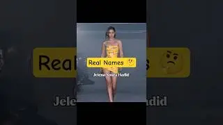 Real Names of Supermodels 😱 #kendalljenner #gigihadid #bellahadid #irinashayk #adrianalima