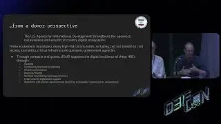 DEF CON 31 - Policy How Hackers Can Work with Govt to Protect High Risk Communities - Panel