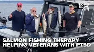 Salmon fishing in Puget Sound helps veterans with post-traumatic stress