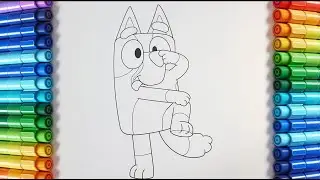 Bluey Coloring Page Coloring Page for Kids#bluey