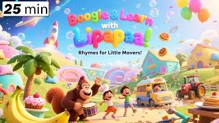 🌈 Magical Kids Rhyme World! 🚀🍌🎈 Dancing, Cooking & Space Fun Songs Compilation | Lipapaa Kids 🎶