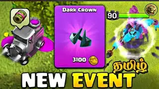 New Dark Deal Event Explained!! New Dark Crown Equipment in Clash Of Clans tamil