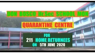 Quarantine Centre Arrangement | Don Bosco Hr. Sec School Mon #nagaland #thelandofangh
