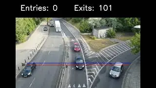 Simple road traffic measurement