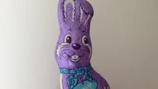 Milka chocolate Rabbit 2013 شوكولاته على شكل ارنب للاطفال