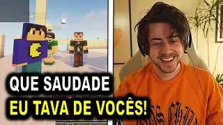 CELLBIT REENCONTRANDO OS ANTIGOS AMIGOS DO MINECRAFT!!!