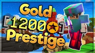 Hitting 1200 Stars Prestige In Minecraft Hypixel Bedwars (Gold Prime Prestige)
