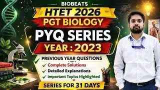 HTET PGT BIOLOGY 2023 COMPLETE SOLUTION