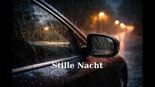 Stille Nacht – Regen auf dem Auto