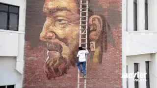 Ibn e Sina (Father of Modern Medicine) Mural by M Kazmi