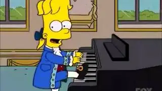 Sonata en la K 331 tercer movimiento bart mozart los simpsons