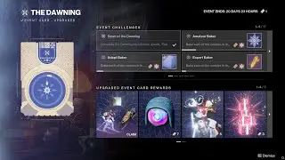 The Dawning 2022 - All Event Challenges Quick Preview [Destiny 2 ]