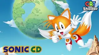 Sonic CD: Sonic Origins - Full Game: Tails (US OST + Past US Themes) [Sharp CRT Shader]