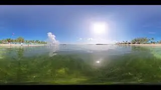 Relaxing 360&deg; video at CocoCay Bahamas. 