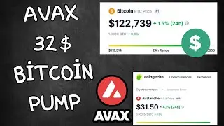 BITCOIN PUMP AVAX COIN 32 $ ALCOIN RALLY 🚀🚀 #avax #avaxcoin #xrp #lunc