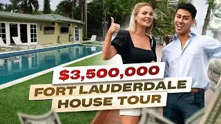 Fort Lauderdale Waterfront Gem: $3,500,000 Home + Boat Lift! | Luxury House Tour |  Realestatika