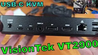 The VisionTek VT2900 USB-C KVM