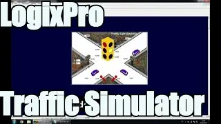 LogixPro Traffic Simulator 2 - Traffic Simulation - Semaforo PLC