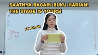 Vlog Jepang | Kepanikan Malan Baca Buku Harian Jepang Membuat Satu Kelas Ikutan Grogi?