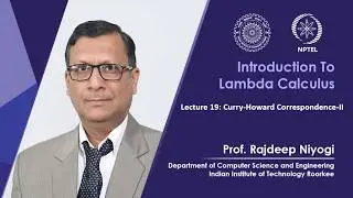 Lecture 19: Curry-Howard Correspondence-II