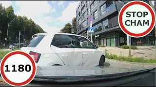 Stop Cham #1180 - Niebezpieczne i chamskie sytuacje na drogach