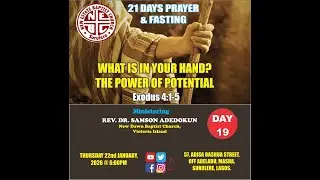 JANUARY 2026 21 DAYS FASTING & PRAYER (DAY 19) || 22ND JANUARY 2026