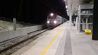 ET22-914 ze składem wagon&oacute;w Simms, mija p.o. Lublin Zachodni 12.01.2021