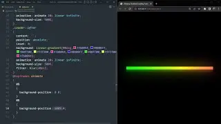 Glowing Gradient Loading Bar Animation Magic CSS Effect || Loading colourful animations using magic